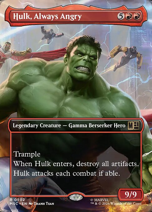 Hulk, Always Angry - Foil