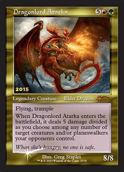 Dragonlord Atarka - Foil - 30th Anniversary Promo