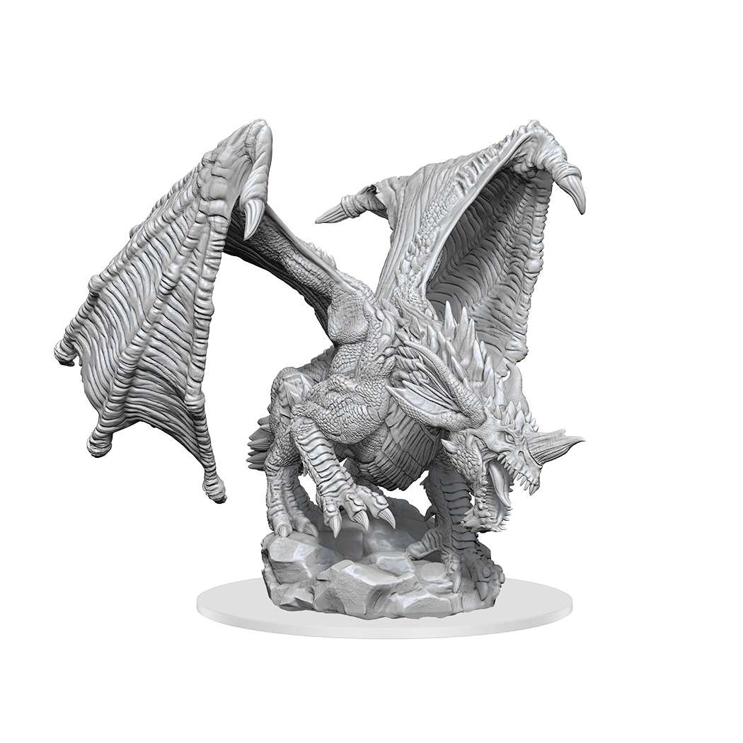 D&D Unpainted Minis - Young Blue Dragon