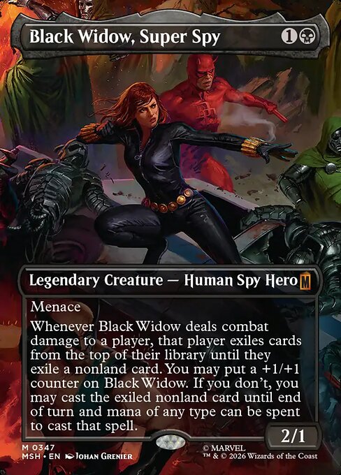 Black Widow, Super Spy - Foil