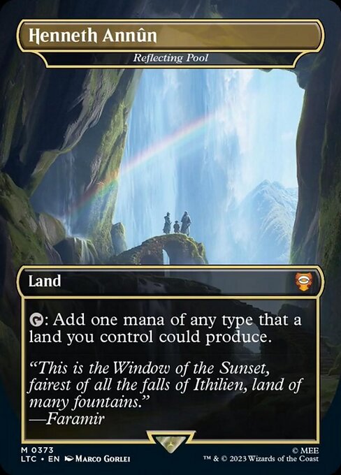 Reflecting Pool (0373 - Henneth Annun) - Foil