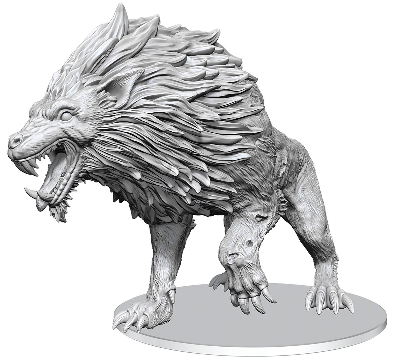 D&D Unpainted Minis - Dire Worg