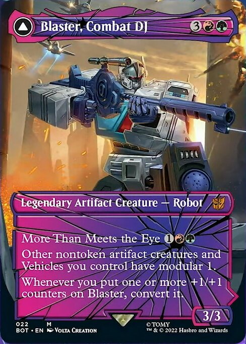 Blaster, Combat DJ - Foil