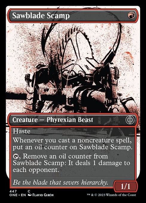 Sawblade Scamp - Step-And-Compleat Foil