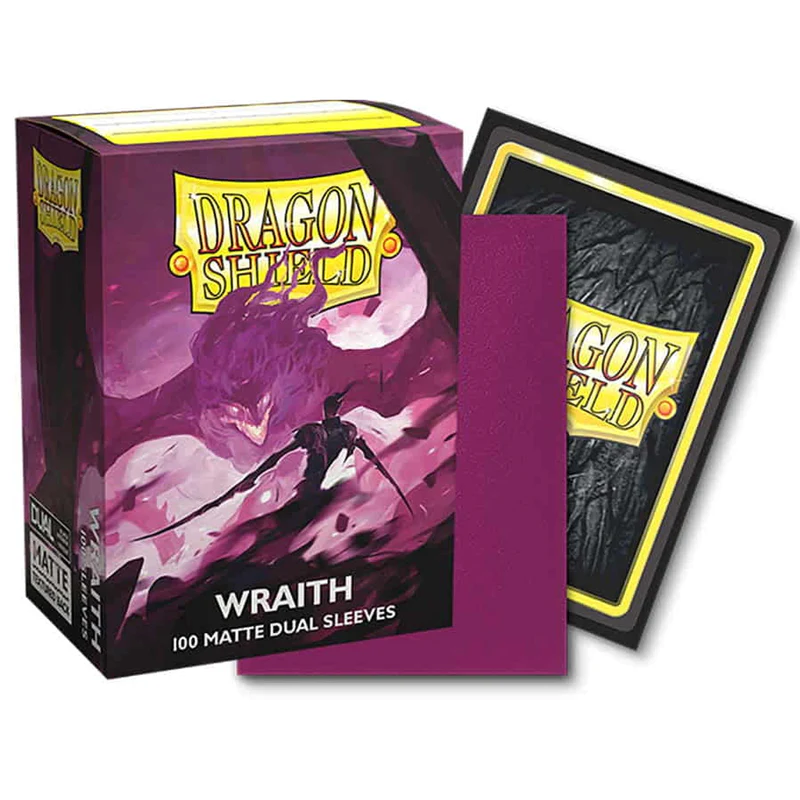 Dragon Shield - 63mm X 88mm - Standard Dual Matte - Wraith 100 ct.