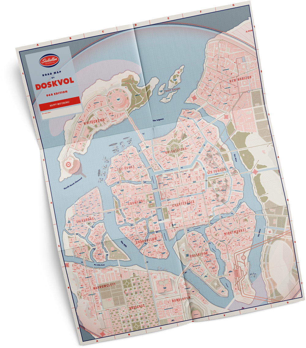 PREORDER - Blades '68 - City Map