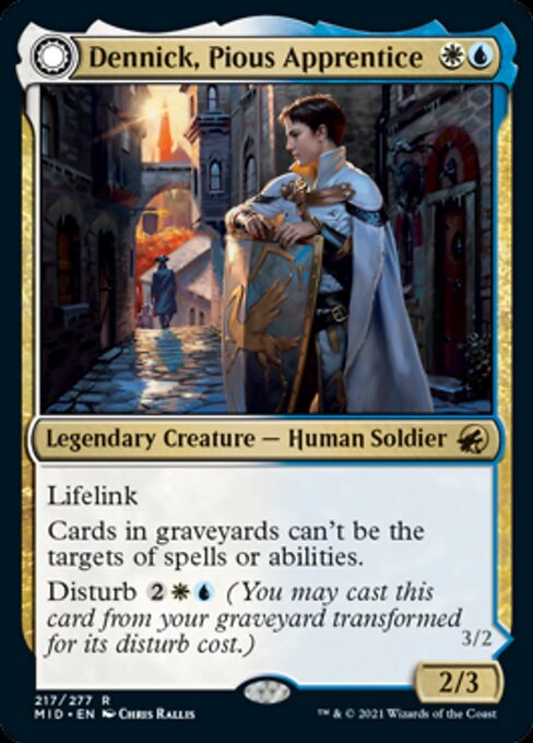 Dennick, Pious Apprentice // Dennick, Pious Apparition - Foil