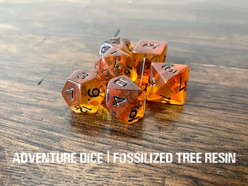 RPG Set - Fossilized Tree Resin
