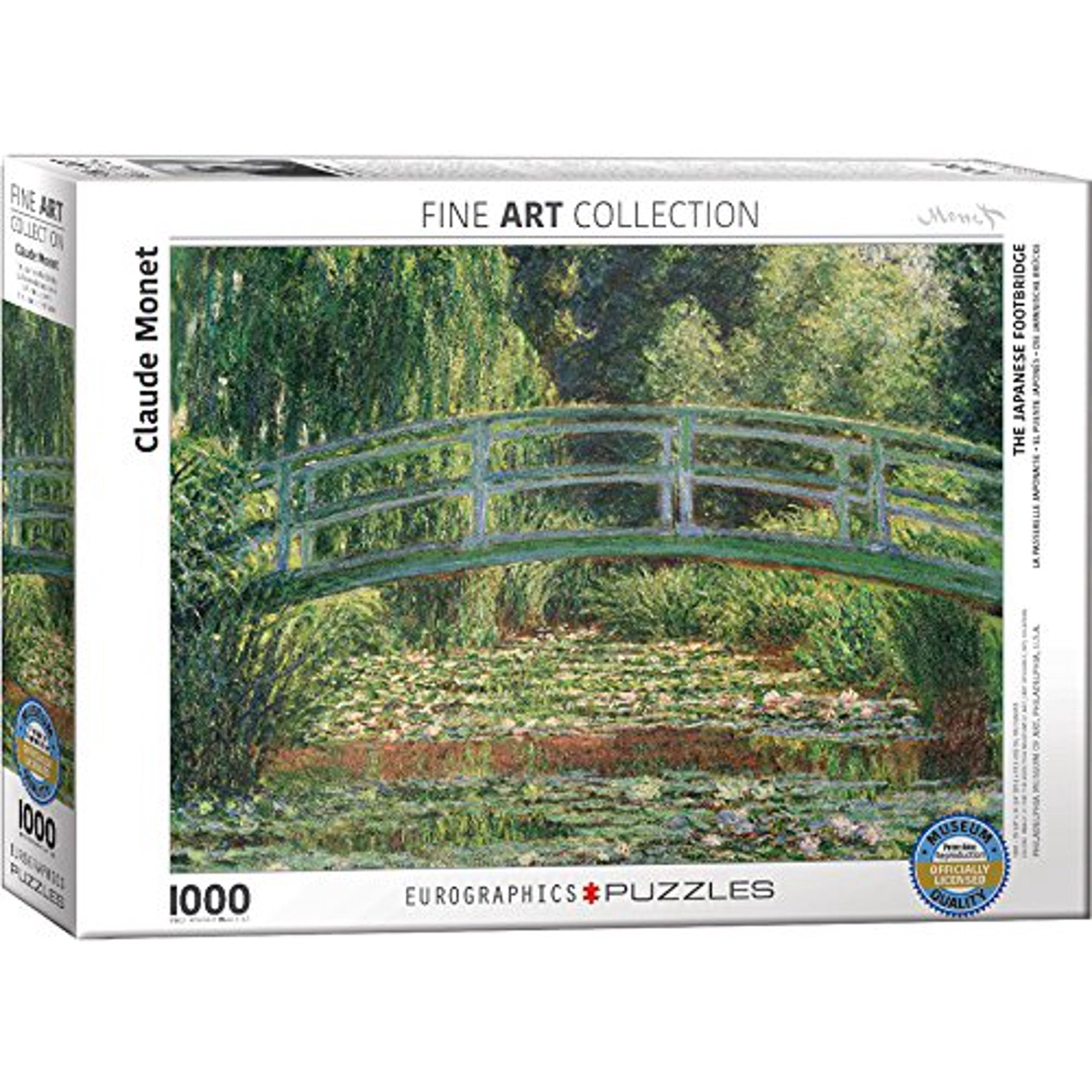 1000 - The Japanese Footbridge (Monet)