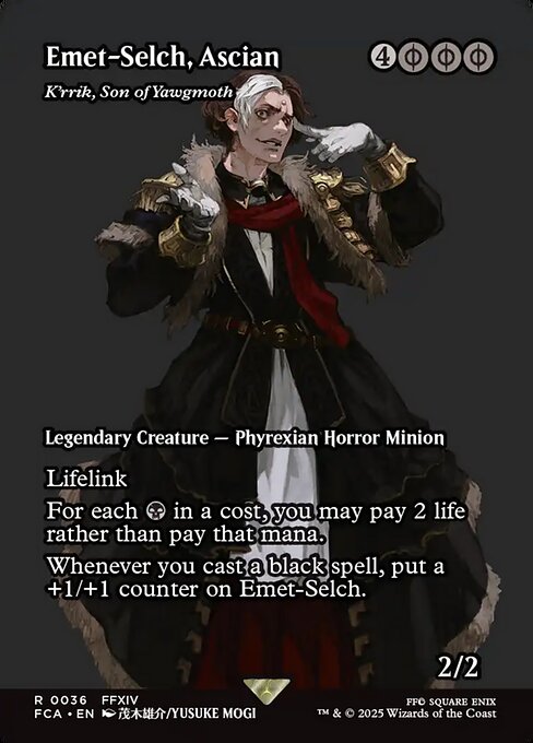 K'rrik, Son of Yawgmoth (Emet-Selch, Ascian) - Foil