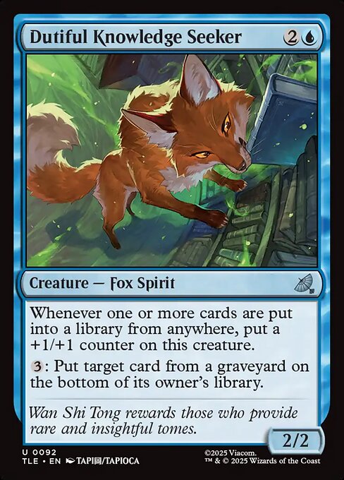 Dutiful Knowledge Seeker - Foil
