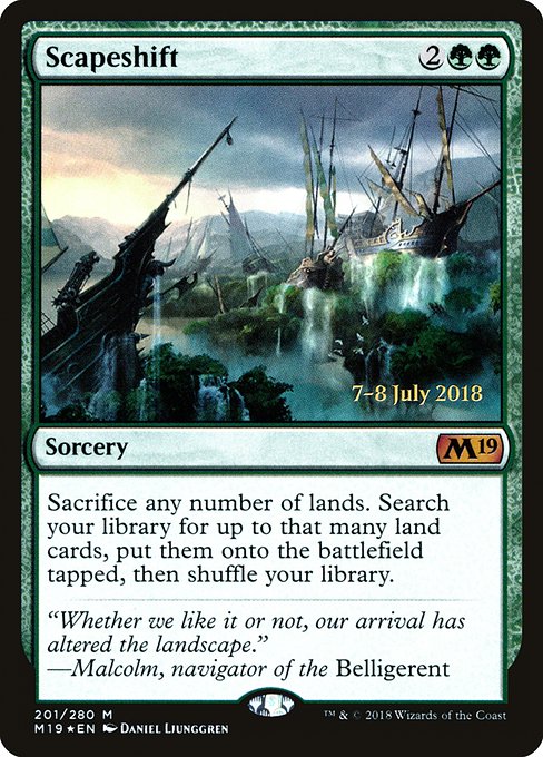 Scapeshift - Foil - Prerelease Promo