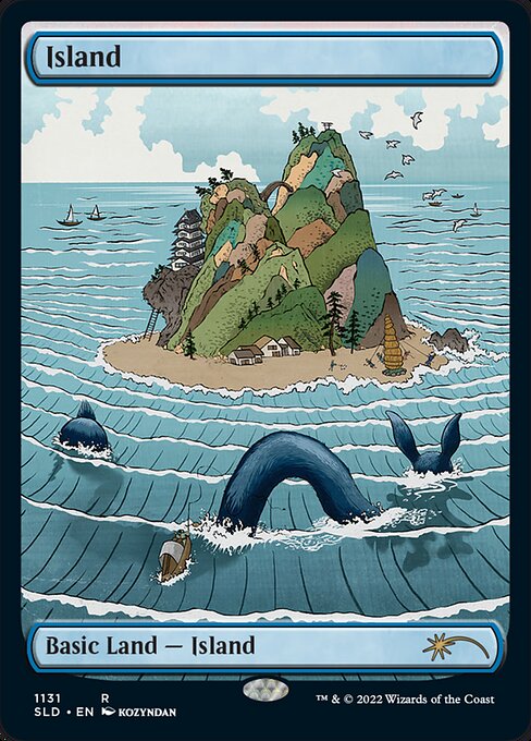 Island (1131) Full Art - Foil