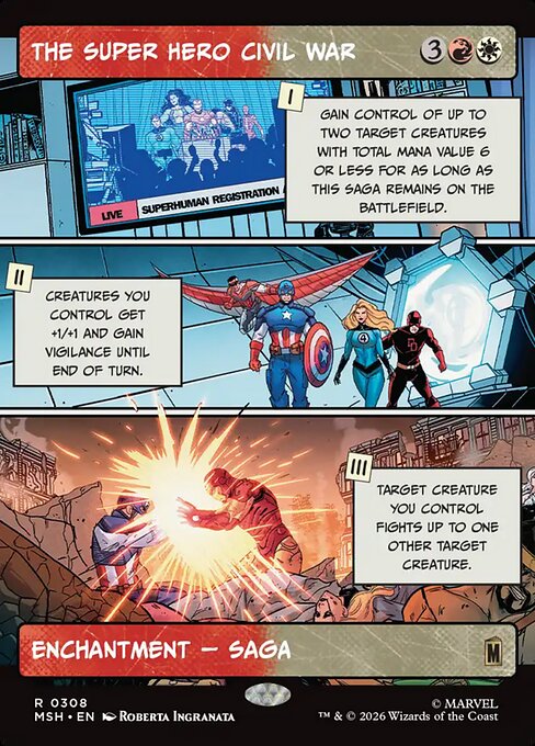 The Super Hero Civil War - Foil