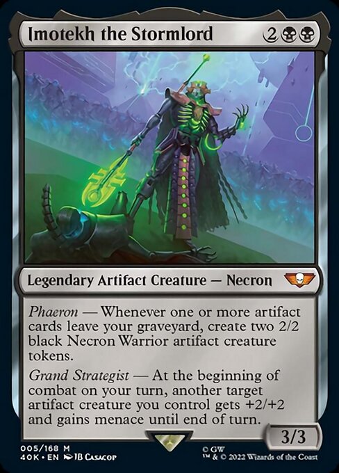 Imotekh the Stormlord (005) - Surge Foil