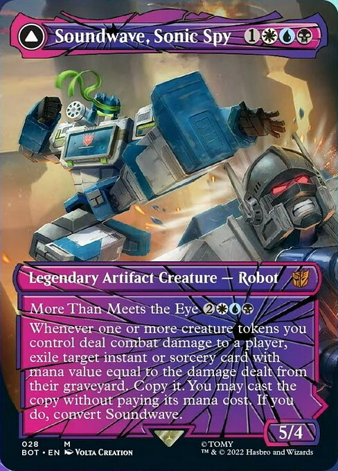 Soundwave, Sonic Spy - Foil