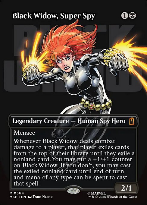Black Widow, Super Spy - Foil