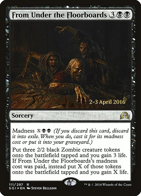 From Under the Floorboards - Foil - Prerelease Promo