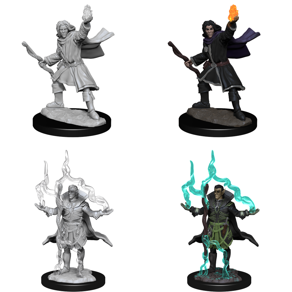 Pathfinder Battles Unpainted Minis - Elf Sorcerer (Male)