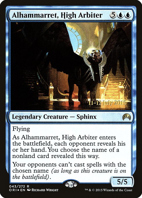 Alhammarret, High Arbiter - Foil - Prerelease Promo
