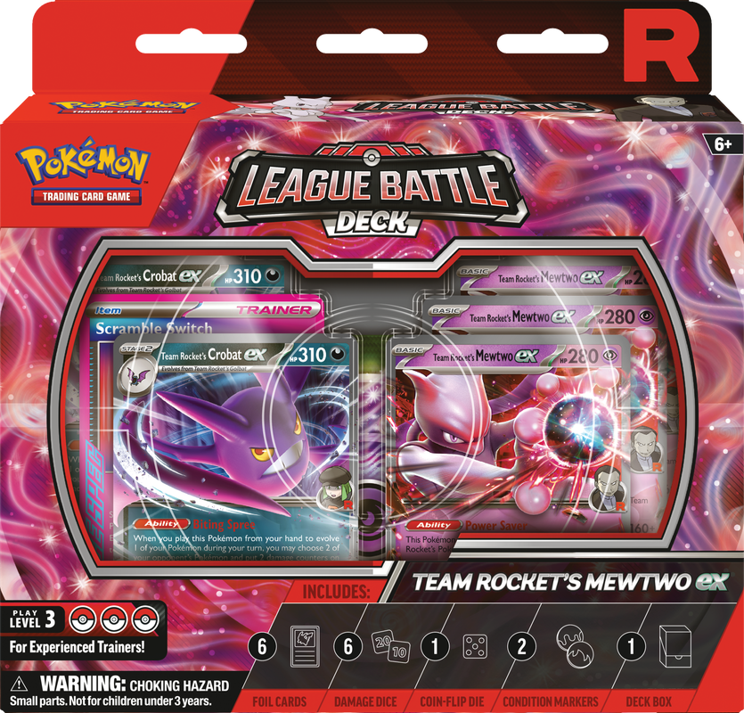 Pokemon - League Battle Deck - Team Rocket's Mewtwo EX