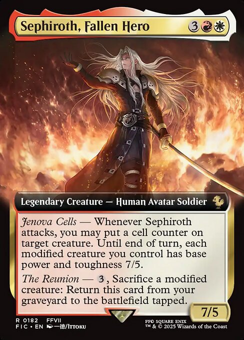 Sephiroth, Fallen Hero