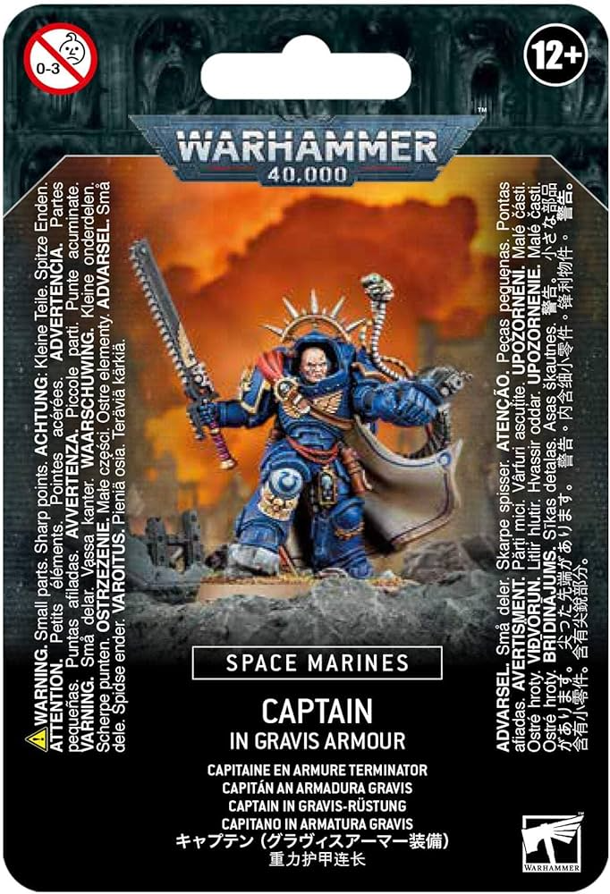 Warhammer 40,000: Space Marines - Captain in Gravis Armour
