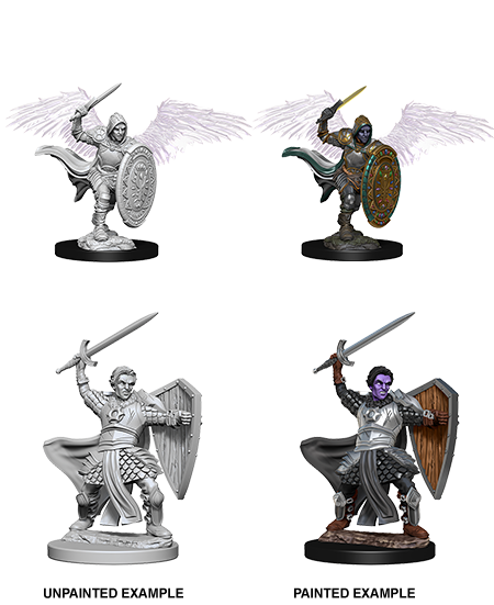 D&D Unpainted Minis - Aasimar Paladin (Male)