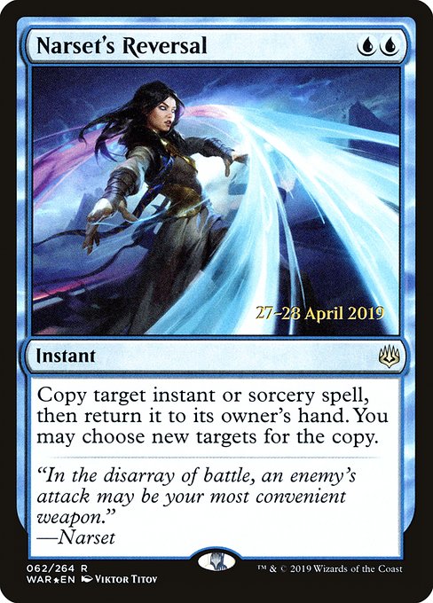 Narset's Reversal - Foil - Prerelease Promo