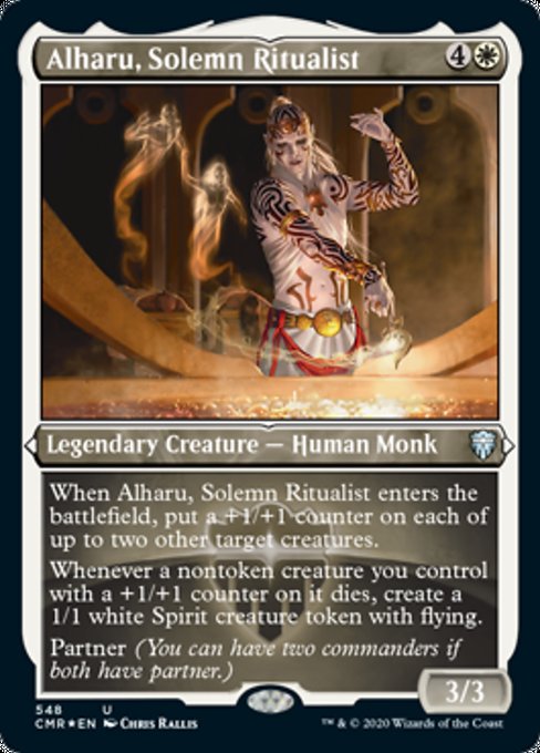 Alharu, Solemn Ritualist - Foil-Etched