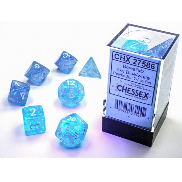 CHX 27586 Borealis Sky Blue w/White Luminary