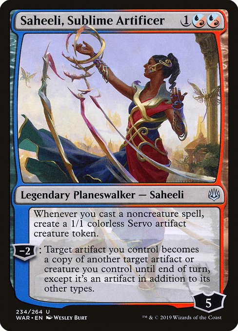 Saheeli, Sublime Artificer (Japanese Alternate Art) - Foil