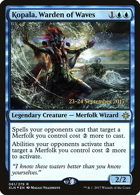 Kopala, Warden of Waves - Foil - Prerelease Promo