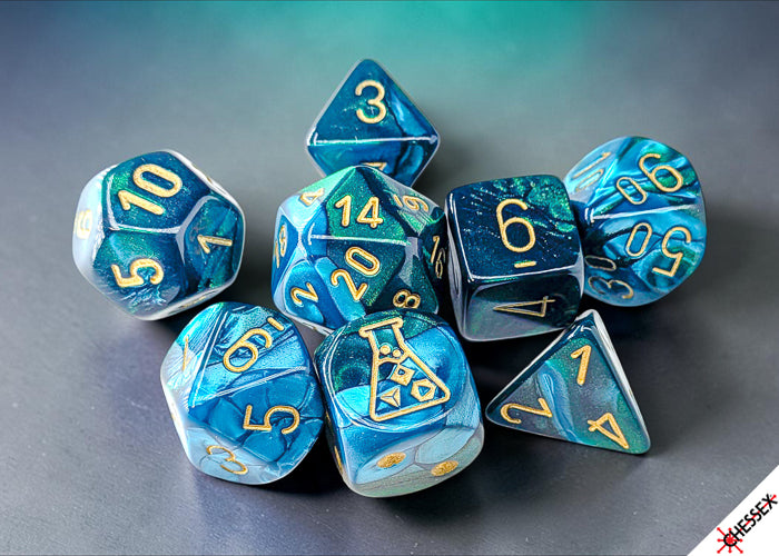 CHX30078 Gemini Green-Teal w/Gold