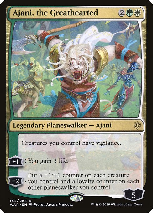 Ajani, the Greathearted (Japanese Alternate Art)