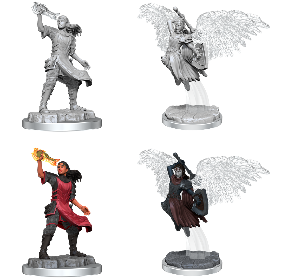 D&D Unpainted Minis - Aasimar Cleric (Female)