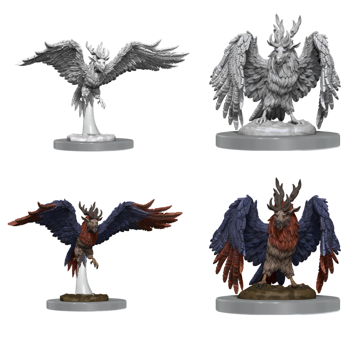 D&D Unpainted Minis - Perytons