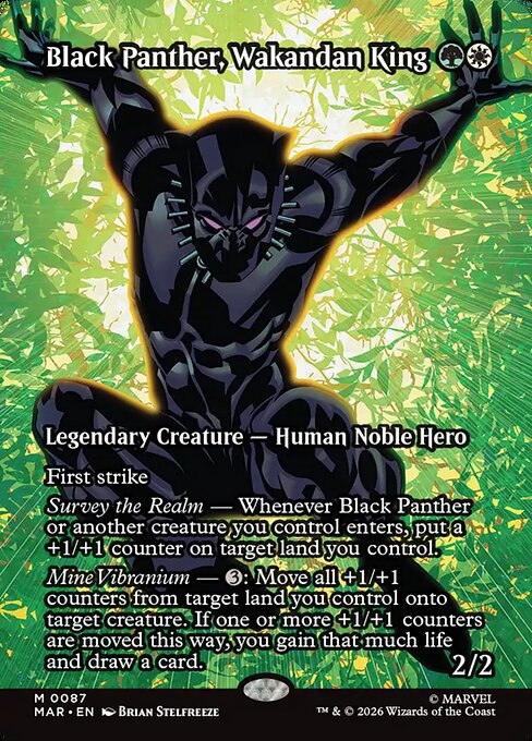 Black Panther, Wakandan King - Foil