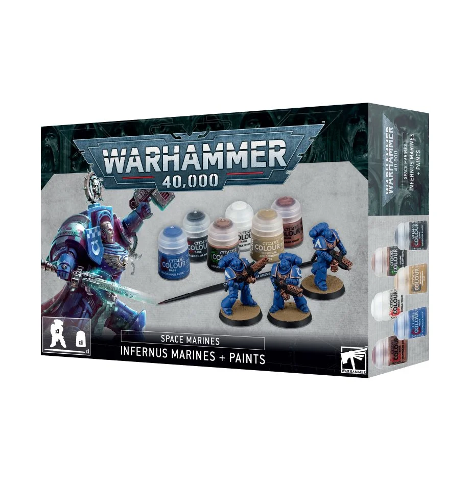 Warhammer 40,000: Space Marines - Infernus Marines & Paint Set