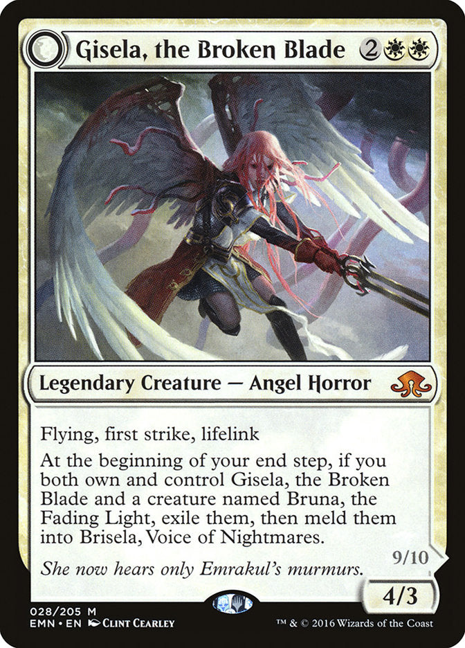 Gisela, the Broken Blade // Brisela, Voice of Nightmares - Foil