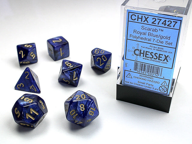 CHX 27427 Scarab Royal Blue w/Gold