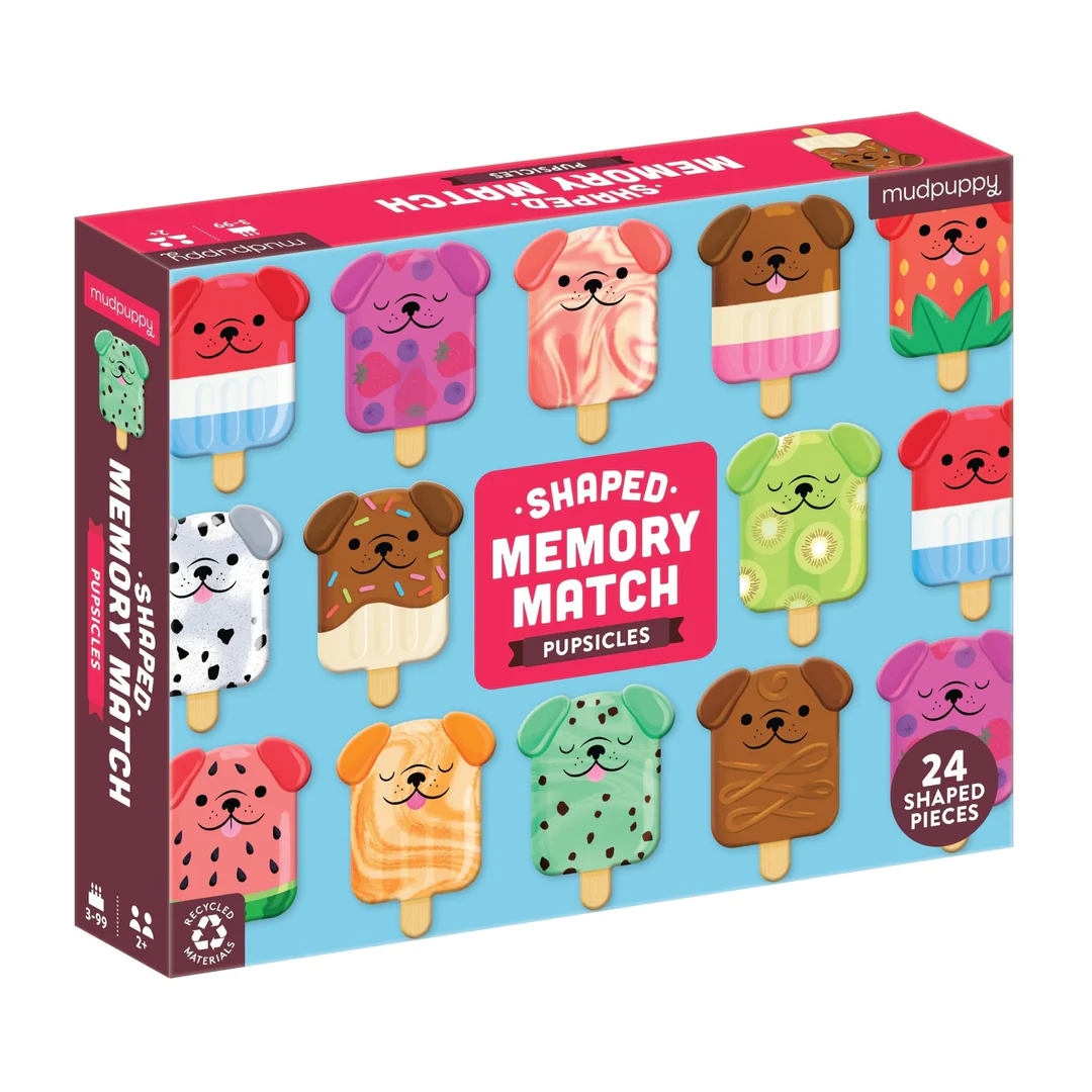 Shaped Memory Match - Pupsicles