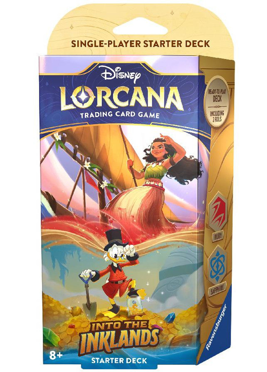 Disney Lorcana - Into The Inklands - Starter Deck - Sapphire & Ruby