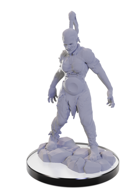 Pathfinder Battles Unpainted Minis - Plague Zombie and Skeletal Champion