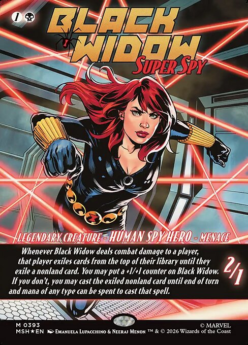 Black Widow, Super Spy - Foil