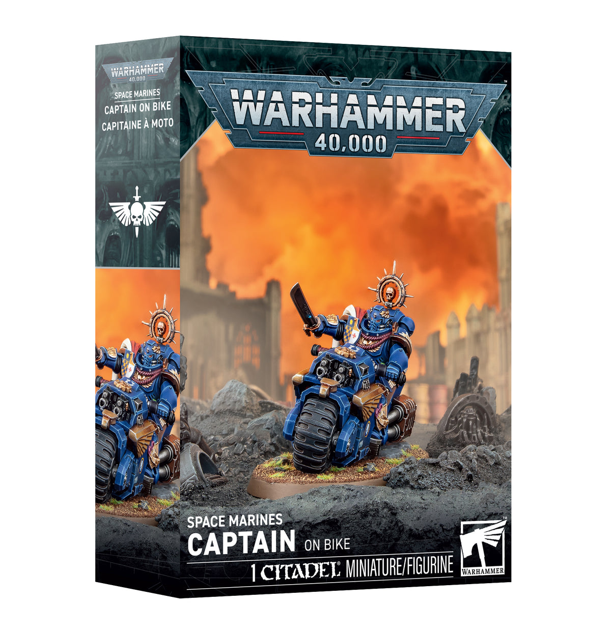 PREORDER - Warhammer 40,000: Space Marines - Captain on Bike