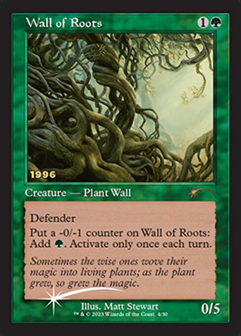 Wall of Roots - Foil - 30th Anniversary Promo