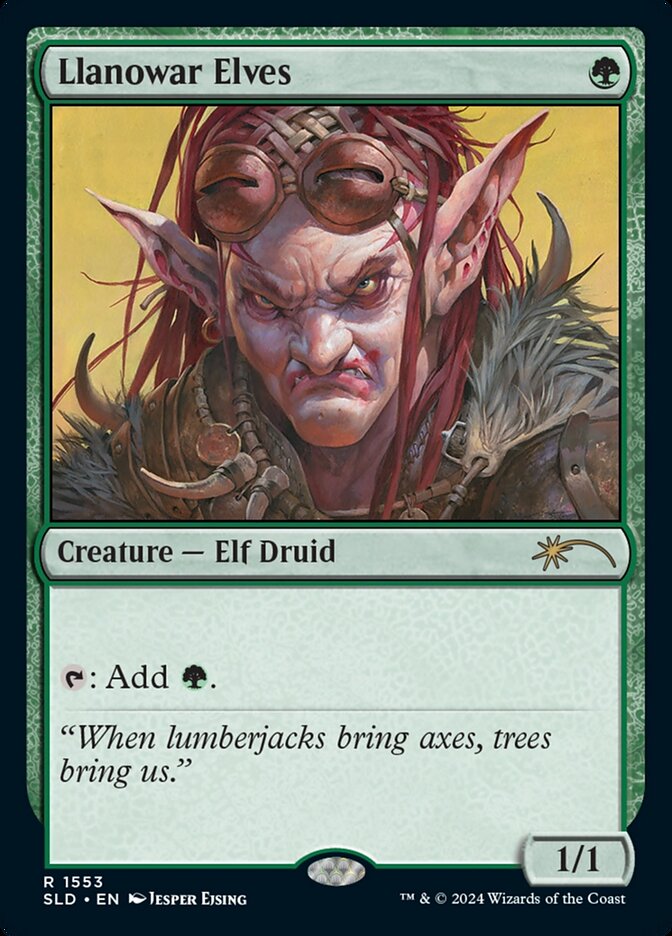 Llanowar Elves (1553) - Foil