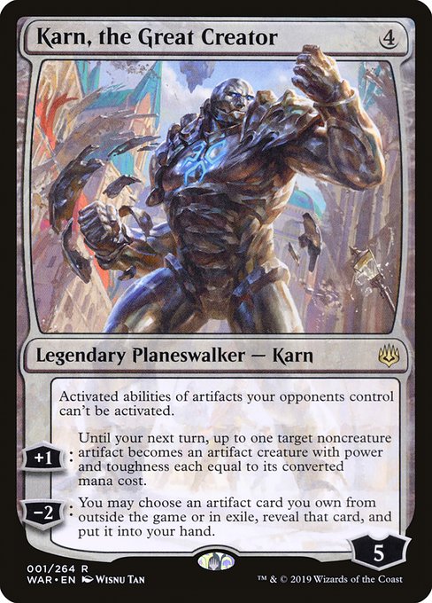 Karn, the Great Creator (Japanese Alternate Art) - Foil