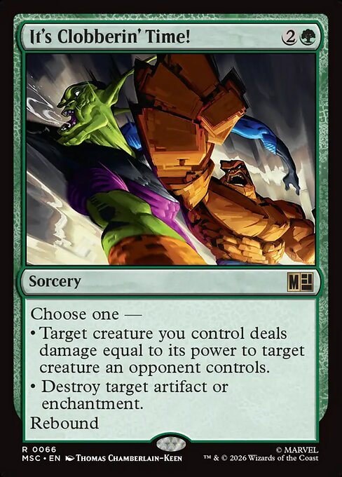 It's Clobberin' Time! - Surge Foil